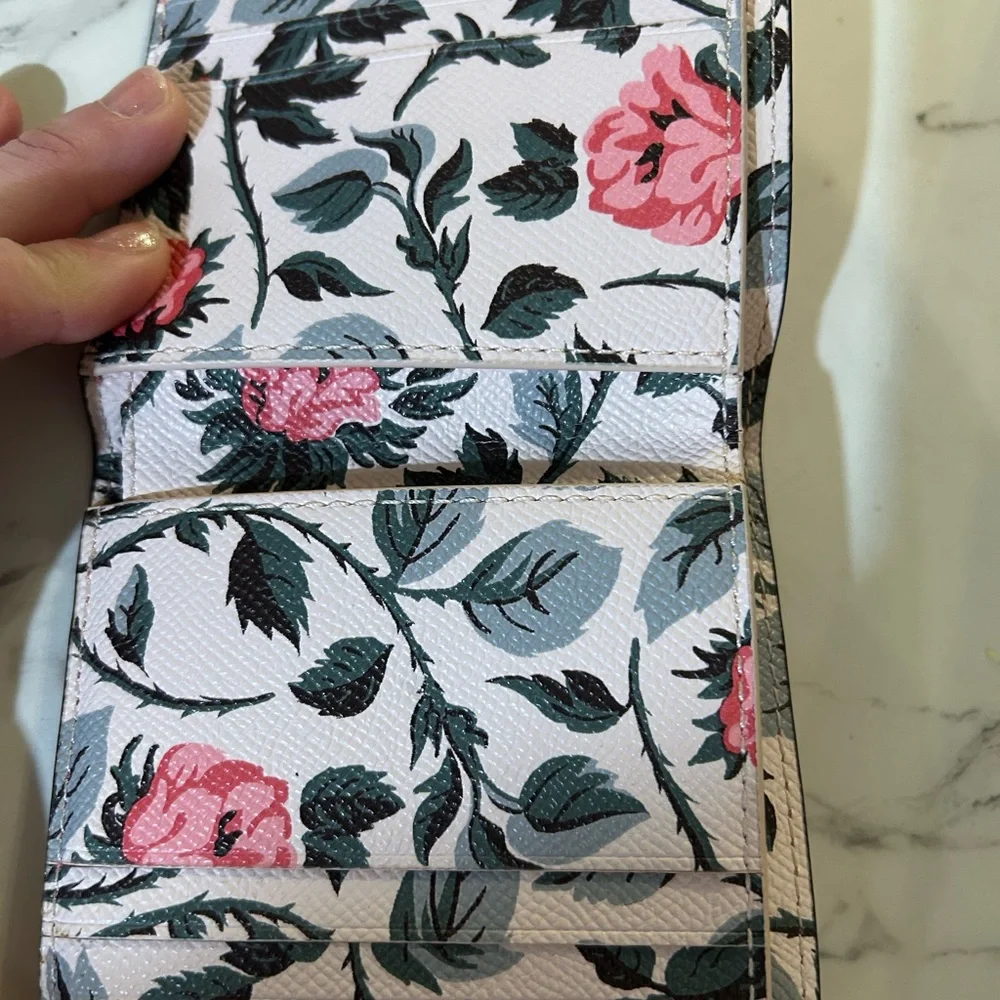 Coach Pink Trifold Wallet - Picture 5 of 5